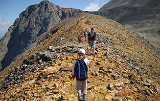 Ascension du Taillefer pres Alpe du Grand Serre Isere