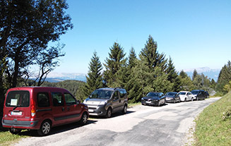 Parking privé des 2 chalets